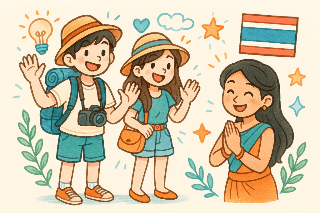 Say Hello, Thank You in Thai