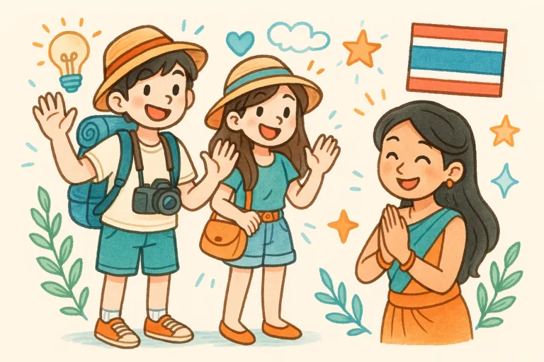 Say Hello, Thank You in Thai