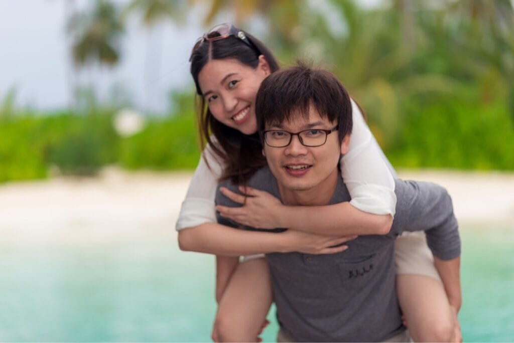 Couple on Thai Beach